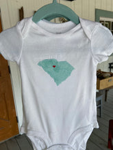 Load image into Gallery viewer, SALE SC Onesie, Teal Blue