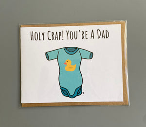 Copy of "Holy Crap! Your a Dad"  SKP Ink Card