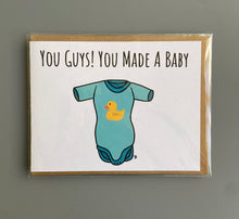 Load image into Gallery viewer, &quot;You Guys! You Made a Baby&quot;  SKP Ink Card