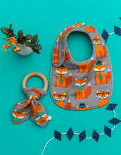 Load image into Gallery viewer, Hipster Fox bib