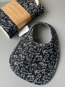 Purrrfect Kitties bib