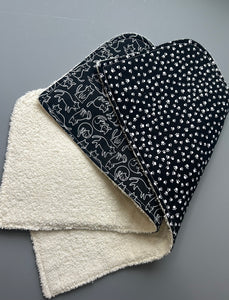 Purrrfect Kitties Burp Cloth, set of 2