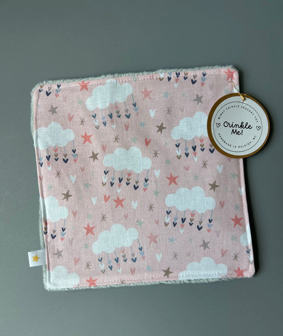 Dreamcatchers on Pink Crinkle Toy