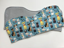 Load image into Gallery viewer, Dapper Dogs Burp Cloth, set of 2