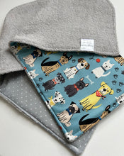 Load image into Gallery viewer, Dapper Dogs Burp Cloth, set of 2