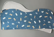 Load image into Gallery viewer, Good Dogs Burp Cloth, set of 2