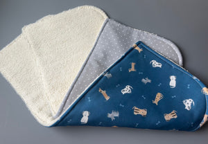 Good Dogs Burp Cloth, set of 2