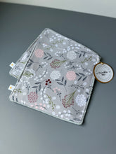 Load image into Gallery viewer, Wildflowers on Grey Crinkle Toy