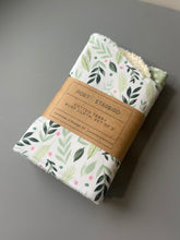 Load image into Gallery viewer, Ferns and Fronds Burp Cloth, set of 2