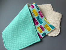 Load image into Gallery viewer, Pump up the Jam Burp Cloth, set of 2