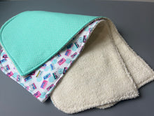 Load image into Gallery viewer, Mix Tape Burp Cloth, set of 2