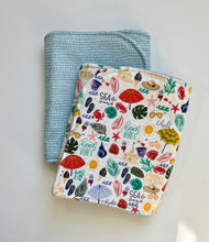 Load image into Gallery viewer, Chill Beach Vibes Burp Cloth, set of 2