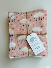 Load image into Gallery viewer, Dreamcatcher in Pink Burp Cloth, set of 2