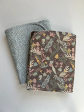 Load image into Gallery viewer, Ferns and Friends Burp Cloth, set of 2