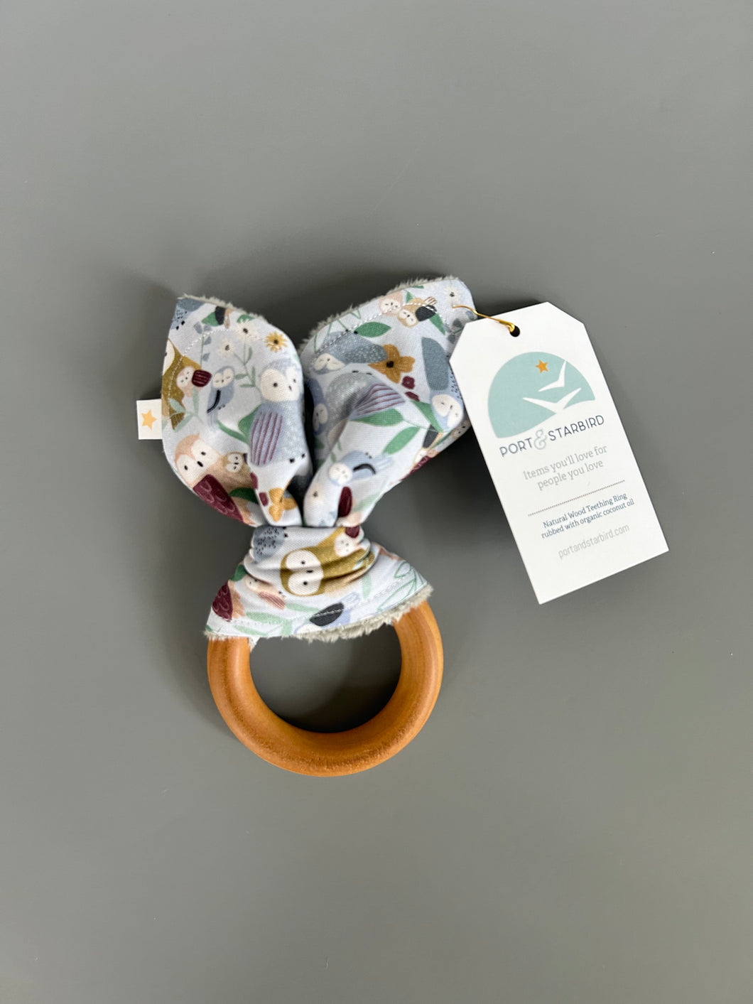 Give a Hoot Owl Teething Ring