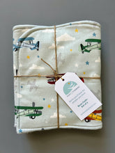 Load image into Gallery viewer, Up, Up and Away Burp Cloth, set of 2