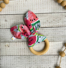 Load image into Gallery viewer, Watermelon Whimsy Teething Ring