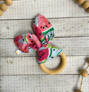 Watermelon Whimsy Teething Ring