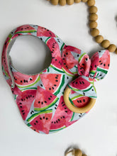 Load image into Gallery viewer, Watermelon Whimsy Teething Ring