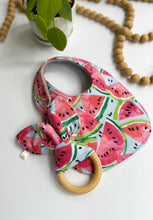 Load image into Gallery viewer, Watermelon Whimsy Bib