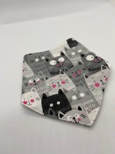 Load image into Gallery viewer, Cats, Cats, CATS! Bandanna Style Bib