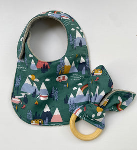 Campers Under the Rainbow Teething Ring