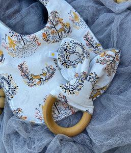 Vintage Forest teething ring