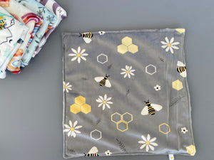 Bee Happy minky blanket